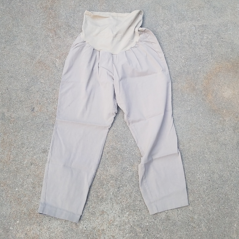 Light Gray High-Waisted Pants